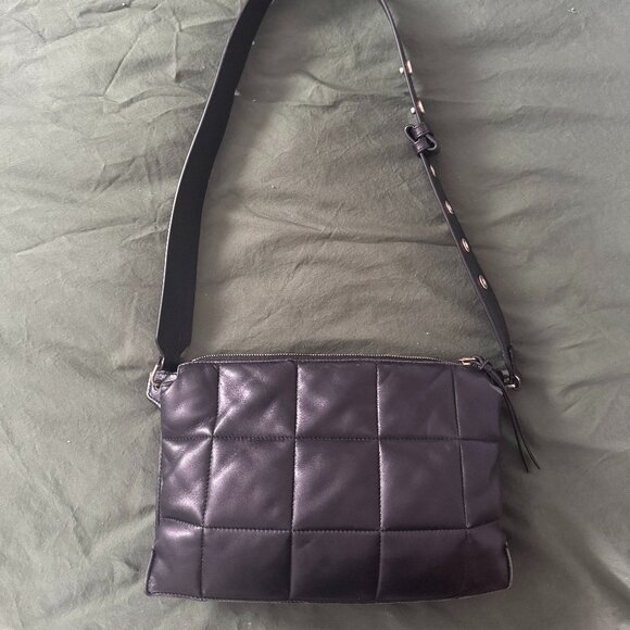 ALL SAINTS Sheringham Quilted Bag Black - Picture 2 of 9